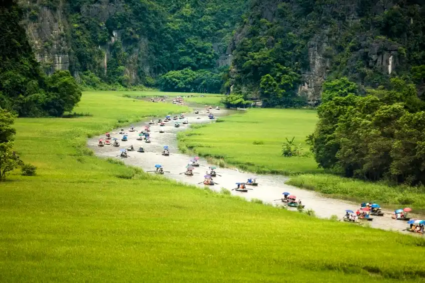 aerial landscape photography ninh binh vietnam