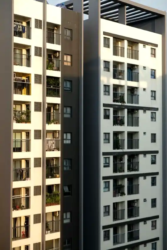 ho chi minh city modern apartment buildings