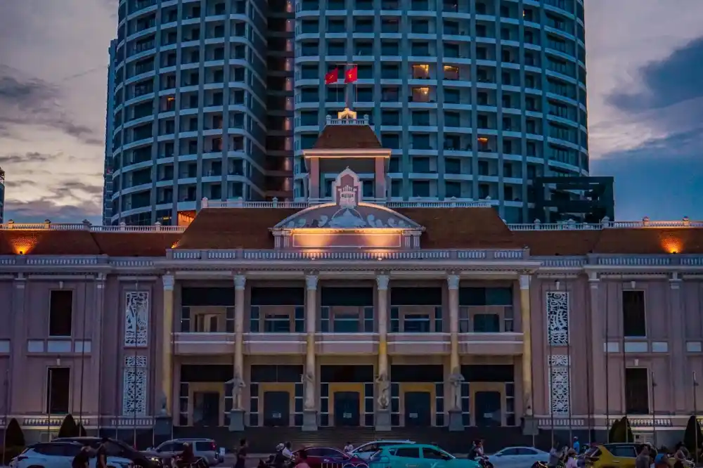 nha trang city hall facade