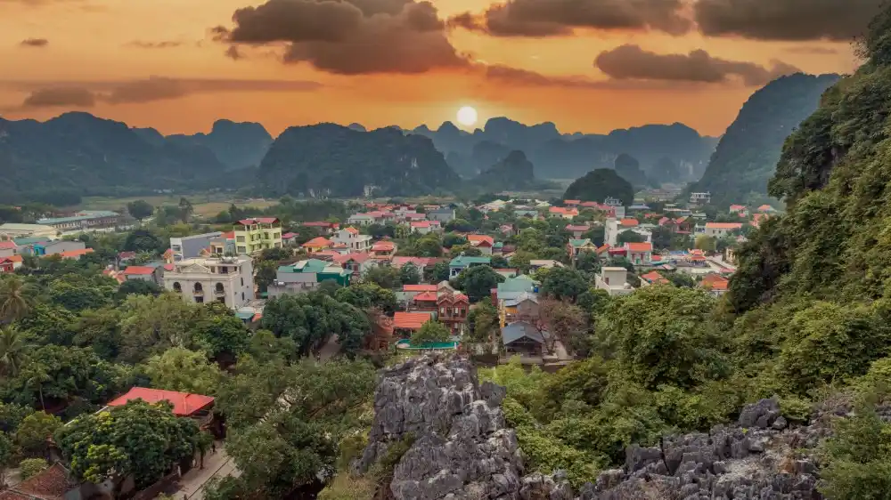 ninh binh village viewpoint