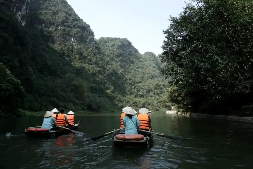 trang an scenic landscape ninh binh boats