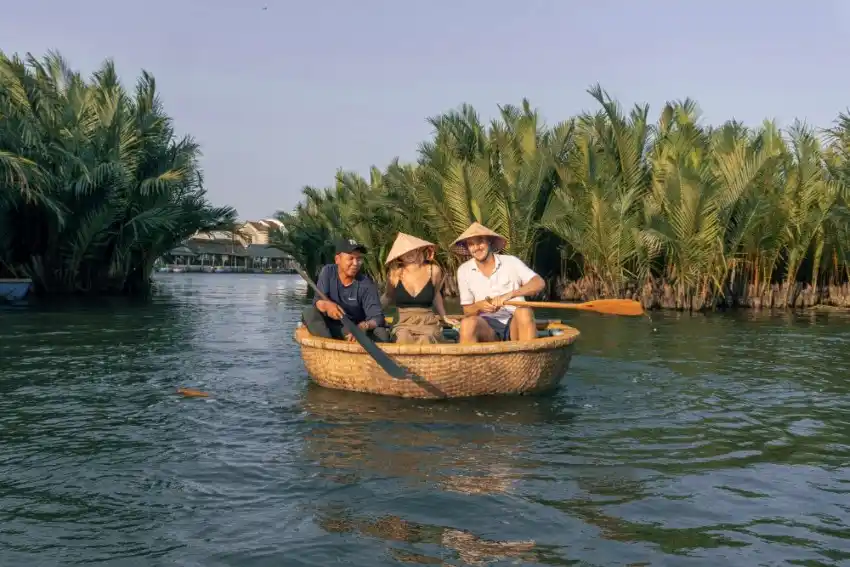 vietnam water coconut forest coracle ride