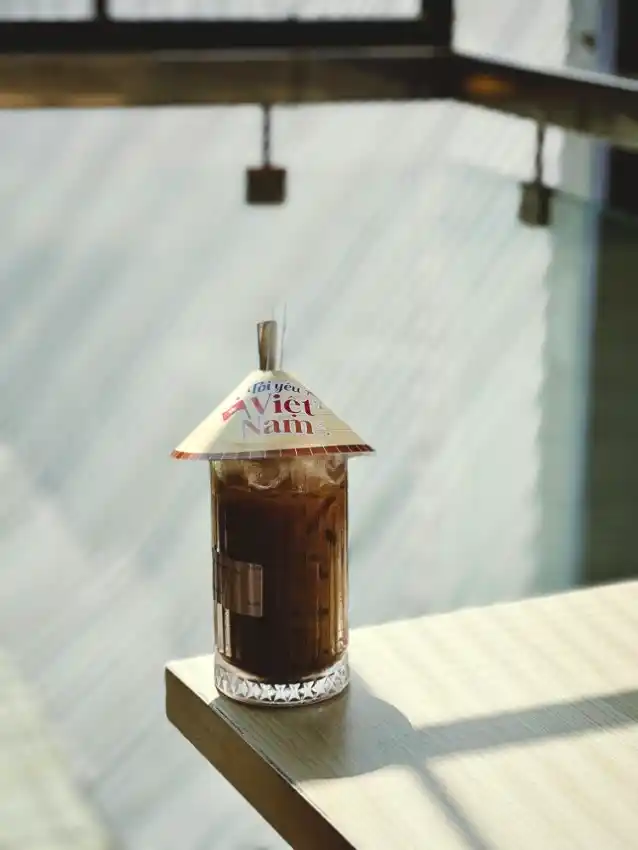 vietnamese iced coffee conical hat lid